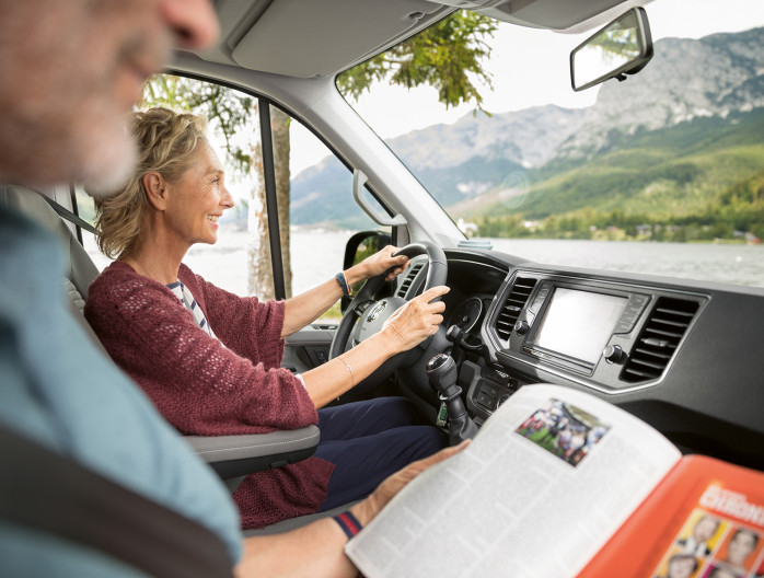 Volkswagen Grand California cockpit