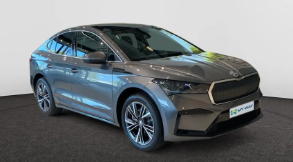 skoda enyaq coupé 85 corporate stock topdeals grijs