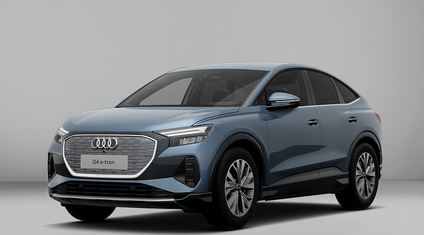 Audi Q4 Sportback e-tron studio foto stock topdeal