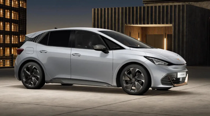 CUPRA Born stock topdeal grijs render photo rooftop parking