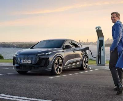 Groep Thoen Audi Q6 Sportback e-tron with cast