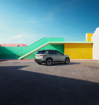 Škoda Epiq First Edition exterieur in zijaanzicht