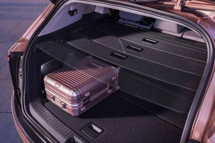 Škoda Peaq detail koffergordijn met bagage
