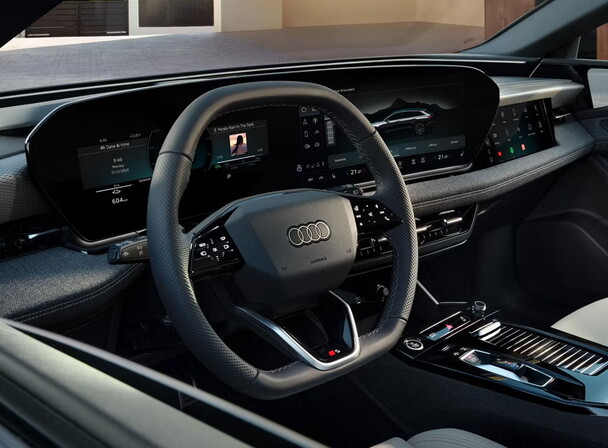 Audi A6 interieur door raam bestuurder