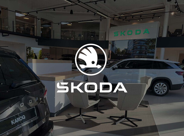 skoda Showroom Thumbnail Logo Overlay