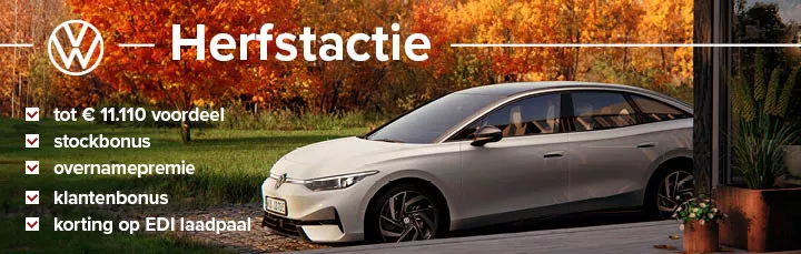 Volkswagen herfstdeals banner