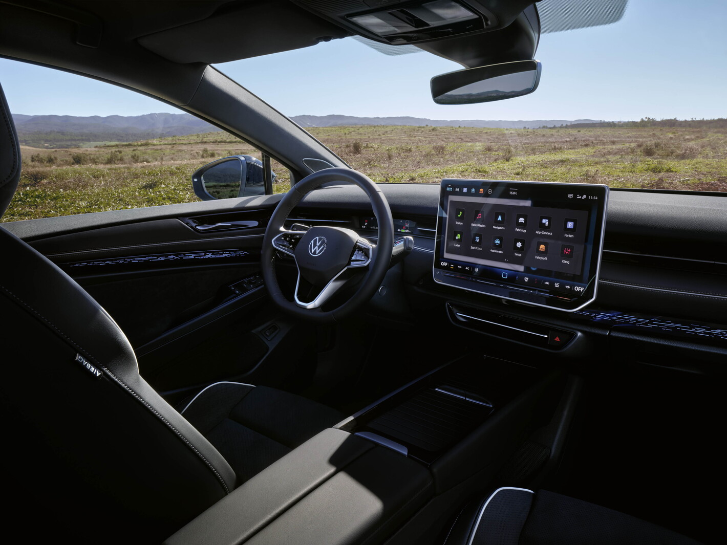 Groep Thoen Volkswagen ID.7 Tourer interieur zwart dash