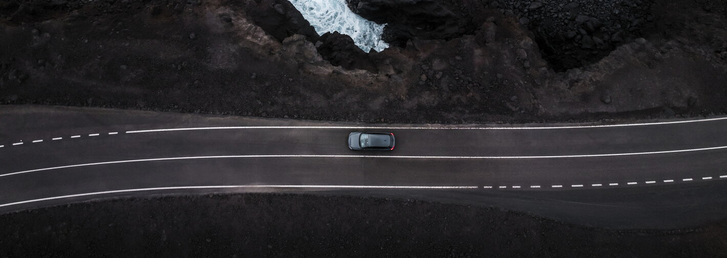 groep thoen audi A6 e-tron avant bird view