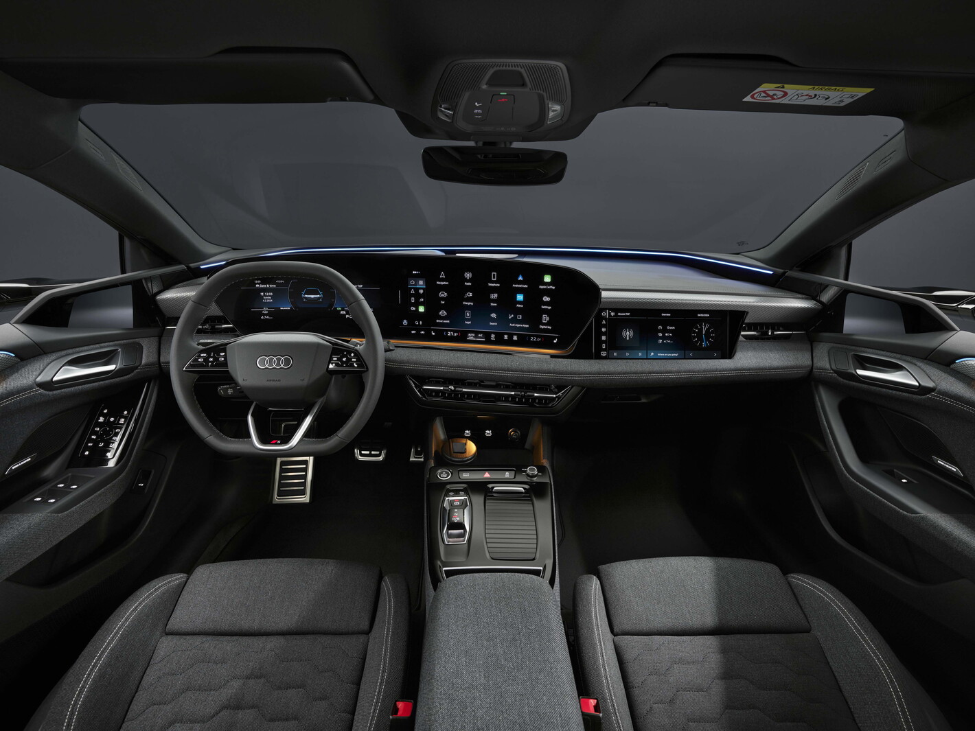 groep thoen audi A6 e-tron panoramadisplay