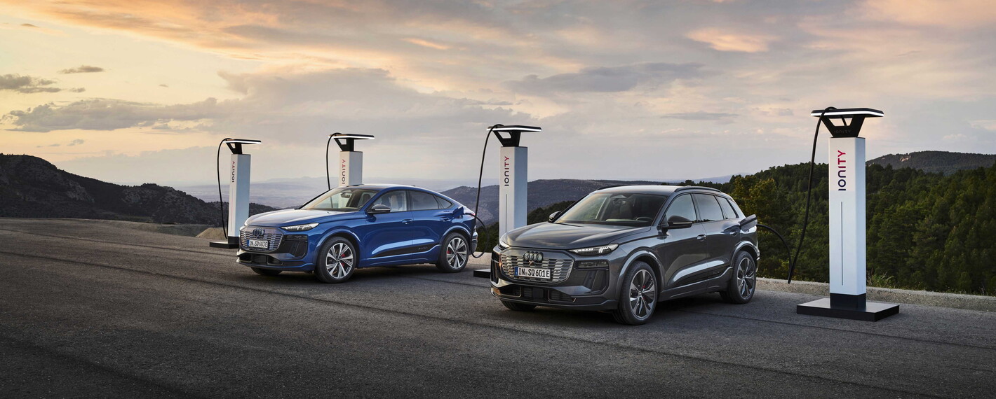 Groep Thoen Audi Q6 Sportback e-tron charging