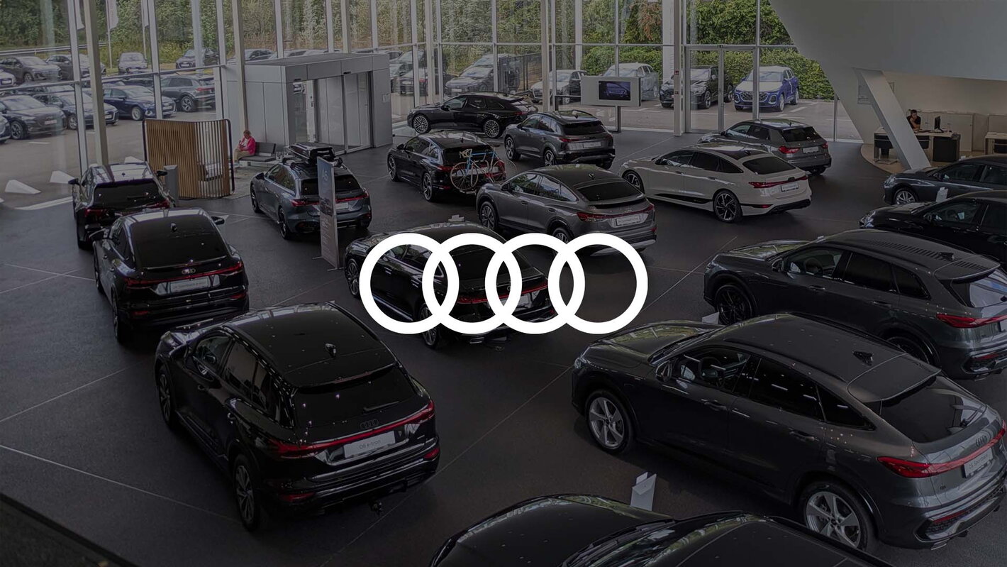 Audi Showroom Thumbnail Logo Overlay
