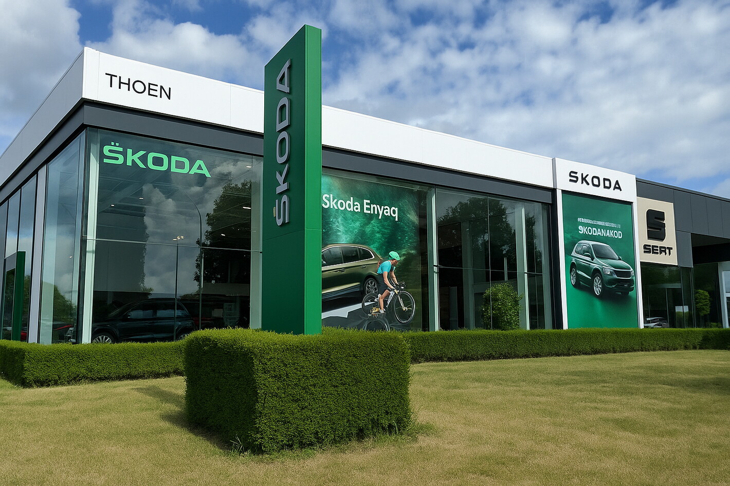 Groep Thoen Skoda Showroom Aalst