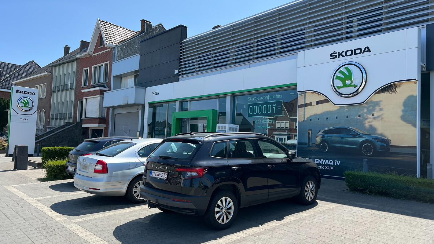 Groep Thoen Skoda Showroom Ninove