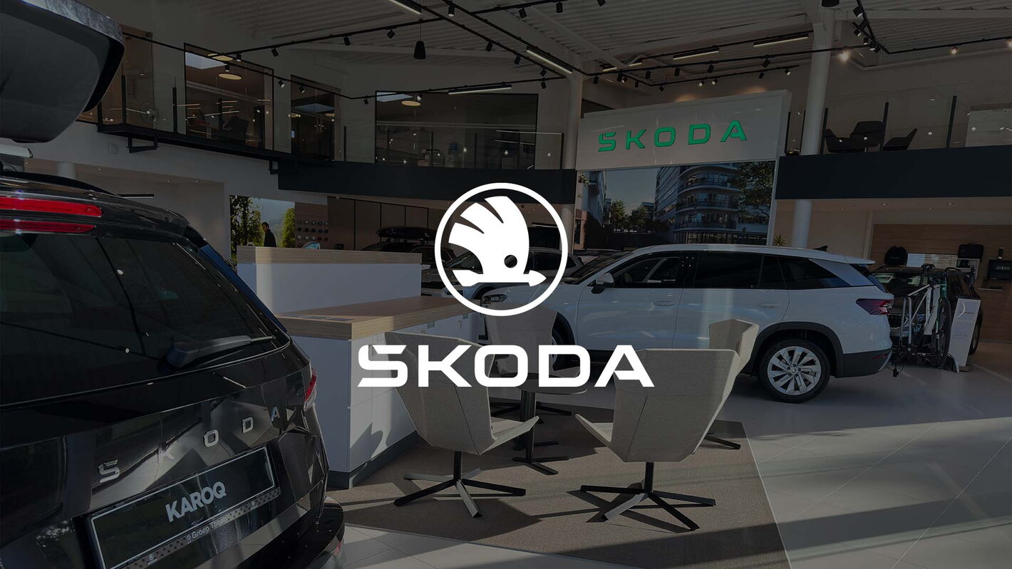 skoda Showroom Thumbnail Logo Overlay