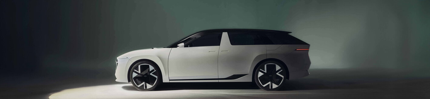 Skoda vision o zijaanzicht banner formaat