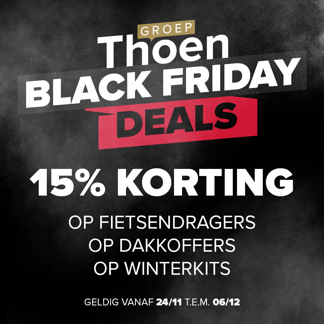 groep thoen black friday 2025 15% korting