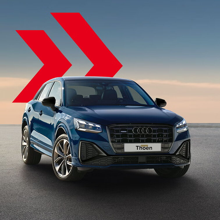 saloncondities 2026 Audi Q2 groep thoen