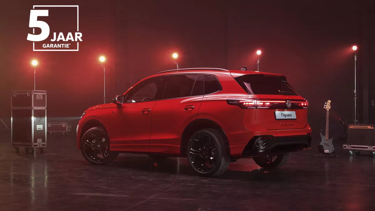 Volkswagen Tiguan saloncondities studio rood