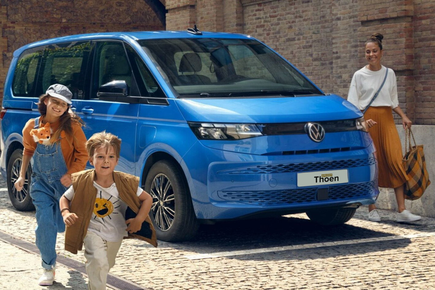 Volkswagen Multivan PHEV met gezin