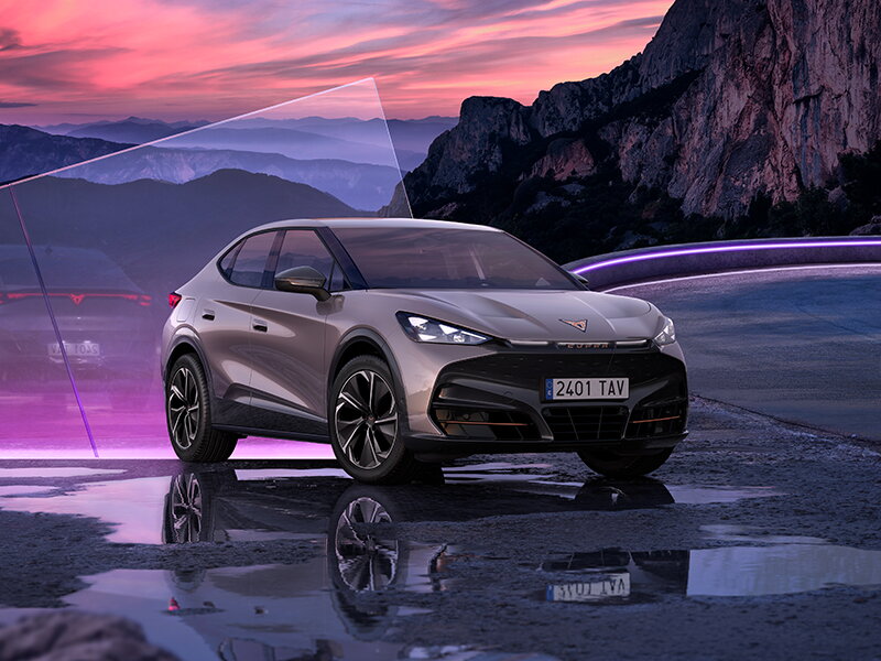 Cupra Tavascan in een fantasiewereld