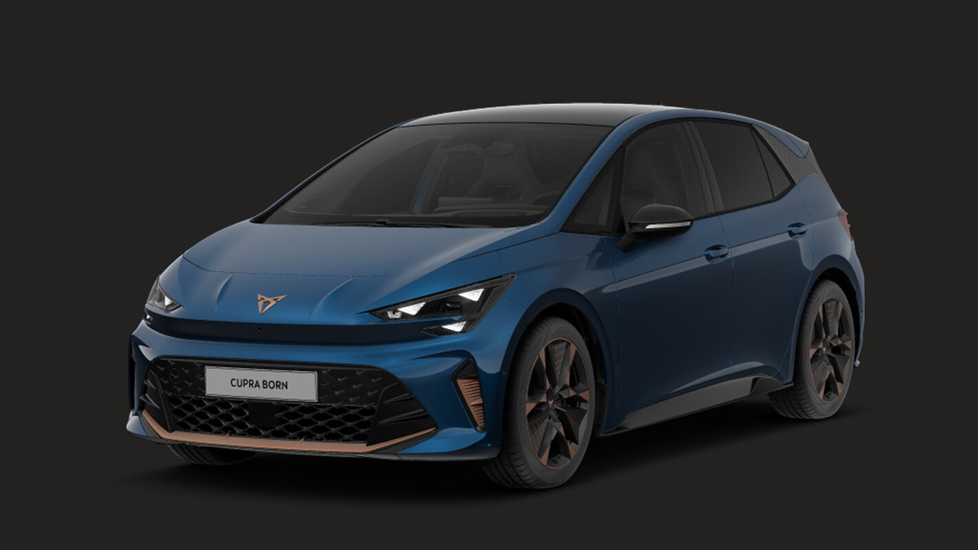 cupra born frontaal schuin