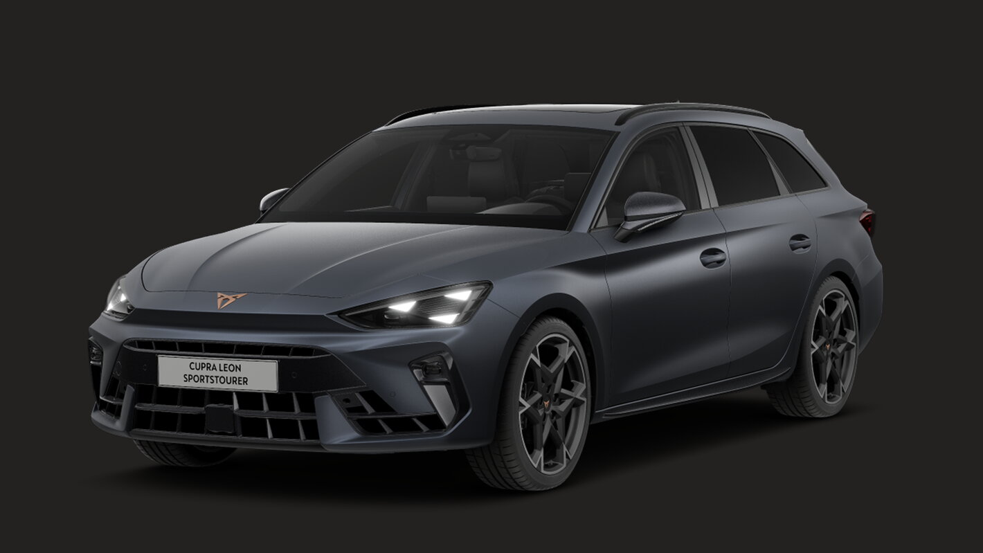 cupra leon sportstourer frontaal schuin