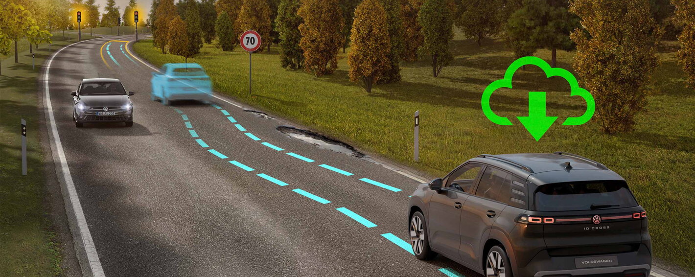 Volkswagen ID.Cross Connected Travel Assist werking